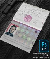 Russia Passport 2010+ PSD1