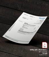 Utility bill | Electrabel | Belgium |1