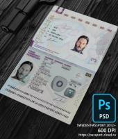 Sweden Passport 2012+ PSD1