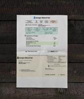 Utility bill | Georgia Natural Gas Company | USA |2