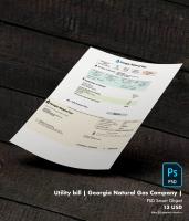 Utility bill | Georgia Natural Gas Company | USA |1