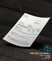 Utility bill | Free Mobile | France |1