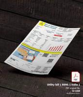 Utility bill | BSNL | India |1