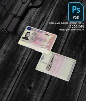 Lithuania Driver License 2013+1