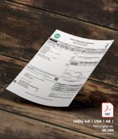 Utility bill | AVECC | USA | AR1