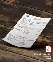 Utility bill | Miami Water | USA | FL1