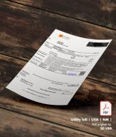 Utility bill | NM Gas | USA | NM1