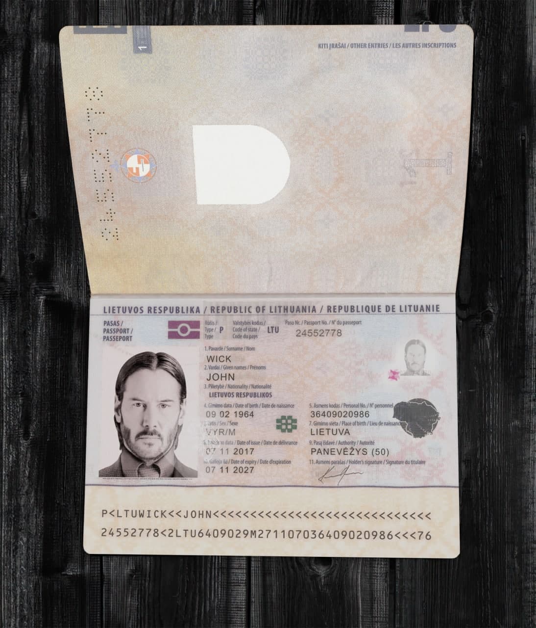 Lithuania Passport-1