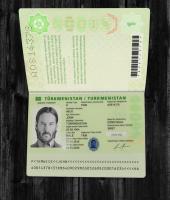 Turkmenistan Passport 2008+ PSD2