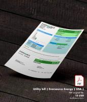 Utility bill | Eversource Energy | USA |1