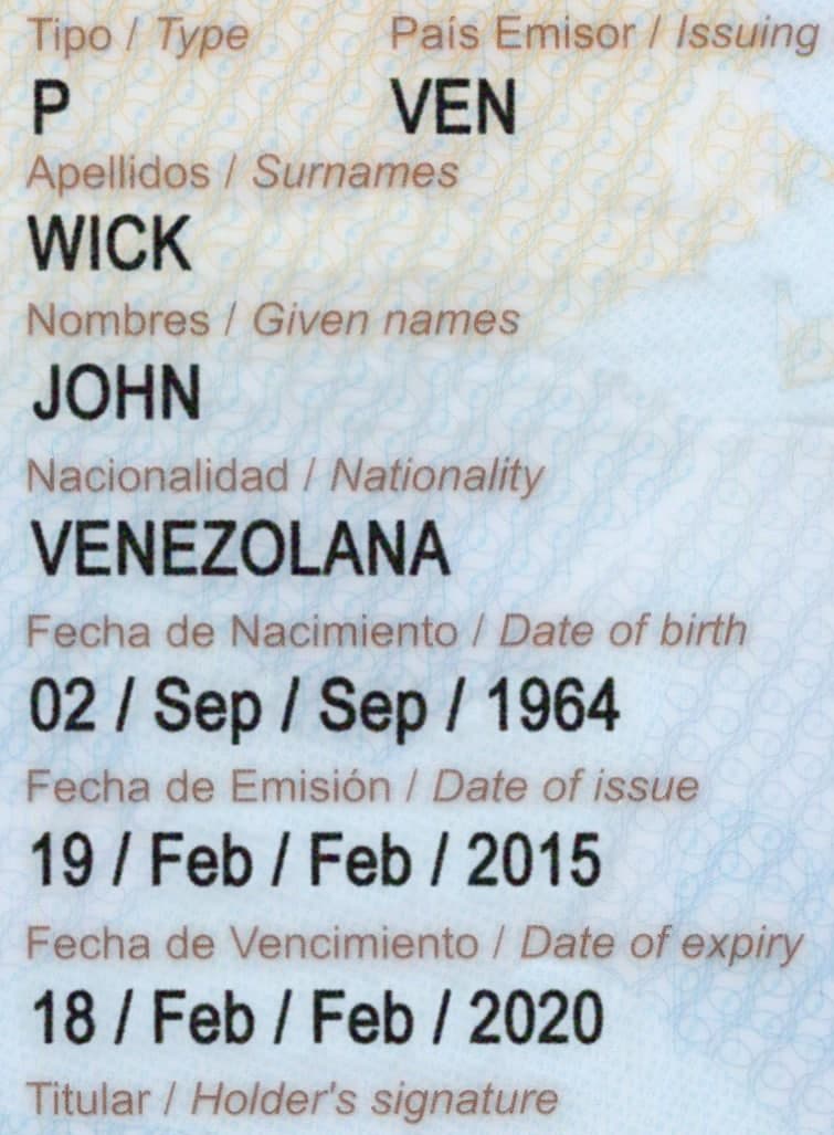 Venezuela Passport-3
