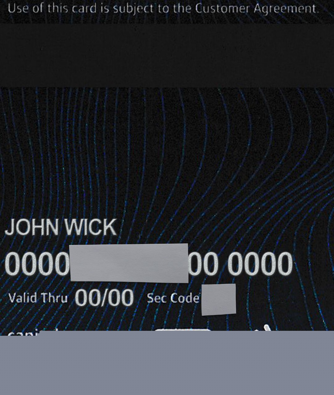 United States of America Credit Card-3